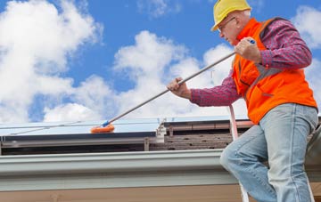 Weston Sub Edge soft wash roof cleaning